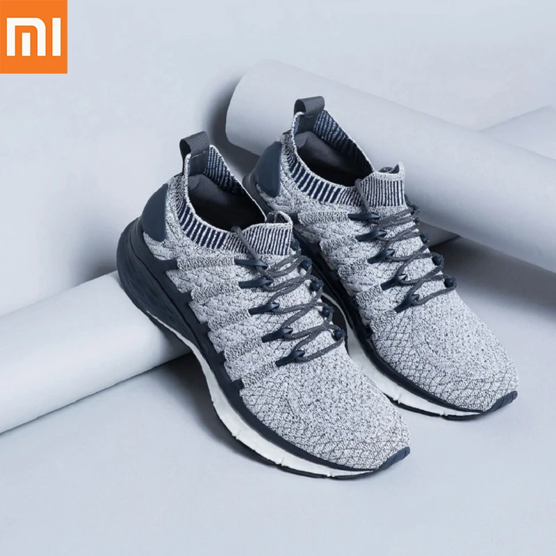 Xiaomi Mijia кроссовки 3 мужские спортивные кроссовки Uni-moulding 3D Fishbone Lock системы Вязание верхние кроссовки машинная стирка