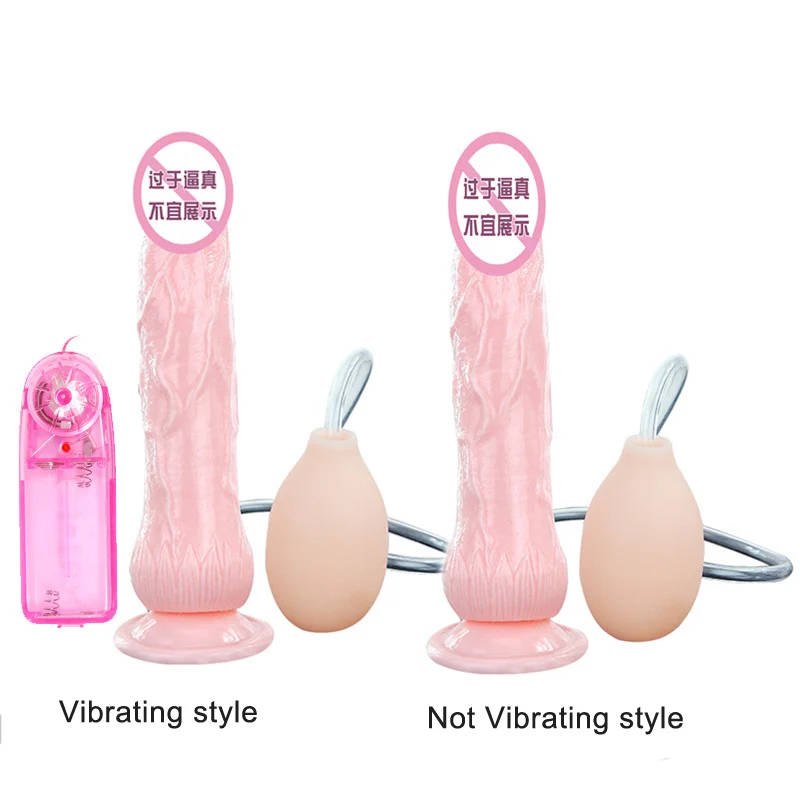 Пенис эякуляция фаллоимитатор вибратор Спрей Вода реалистичные фаллоимитаторы