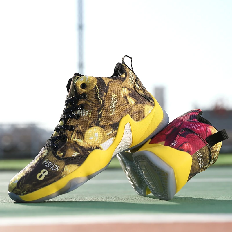 Спортивная обувь летние дышащие кроссовки баскетбольные туфли Мужская