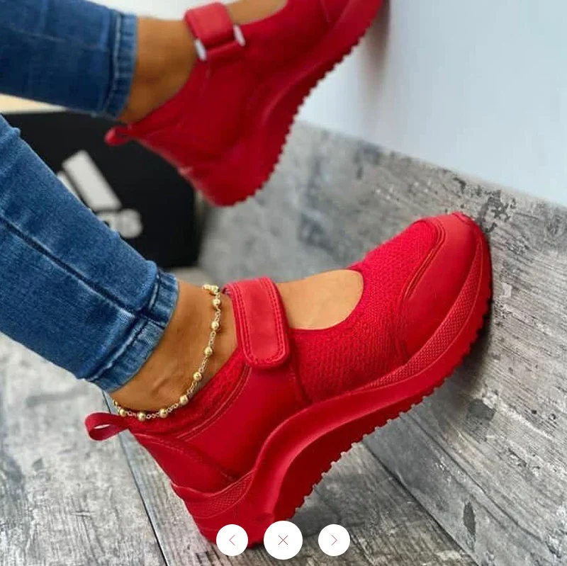 

Women Sandals Platform Shoes Summer Fashion Female Shoes Mesh Wedge Sandals Heel Women Sandals Sport Hook Loop Sandalias