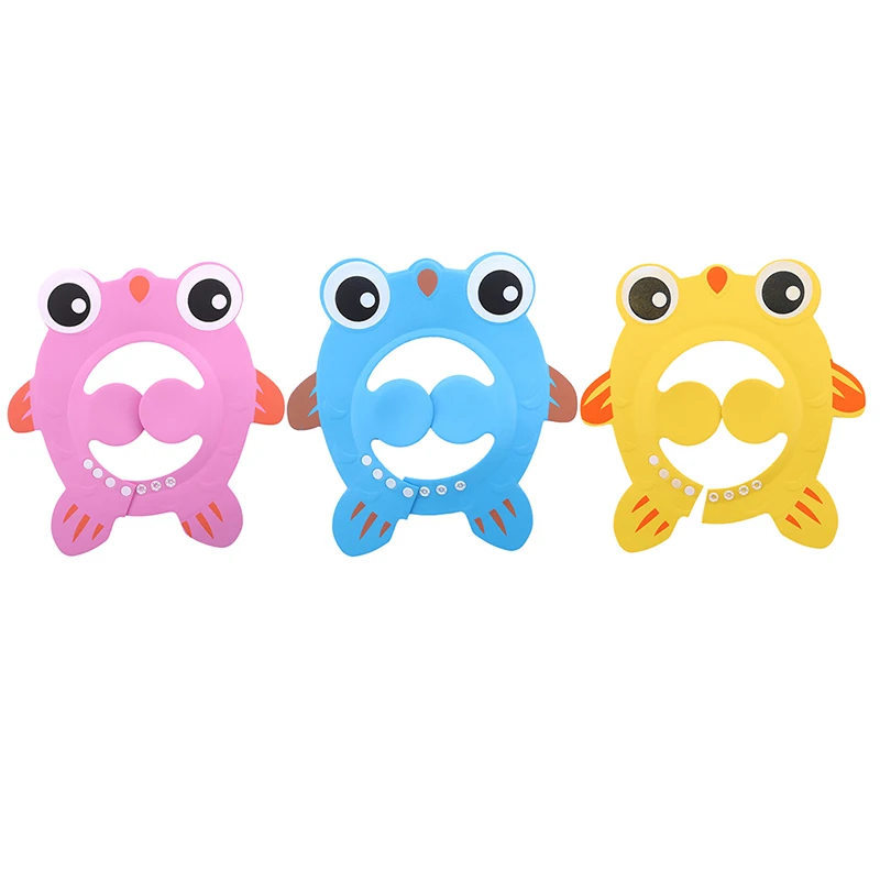 

Shampoo Bath Product Baby Hat Shampoo Cap Goldfish Ear Protection New Hot Baby Bath Adjustable Shower Hat Wash Hair Shield