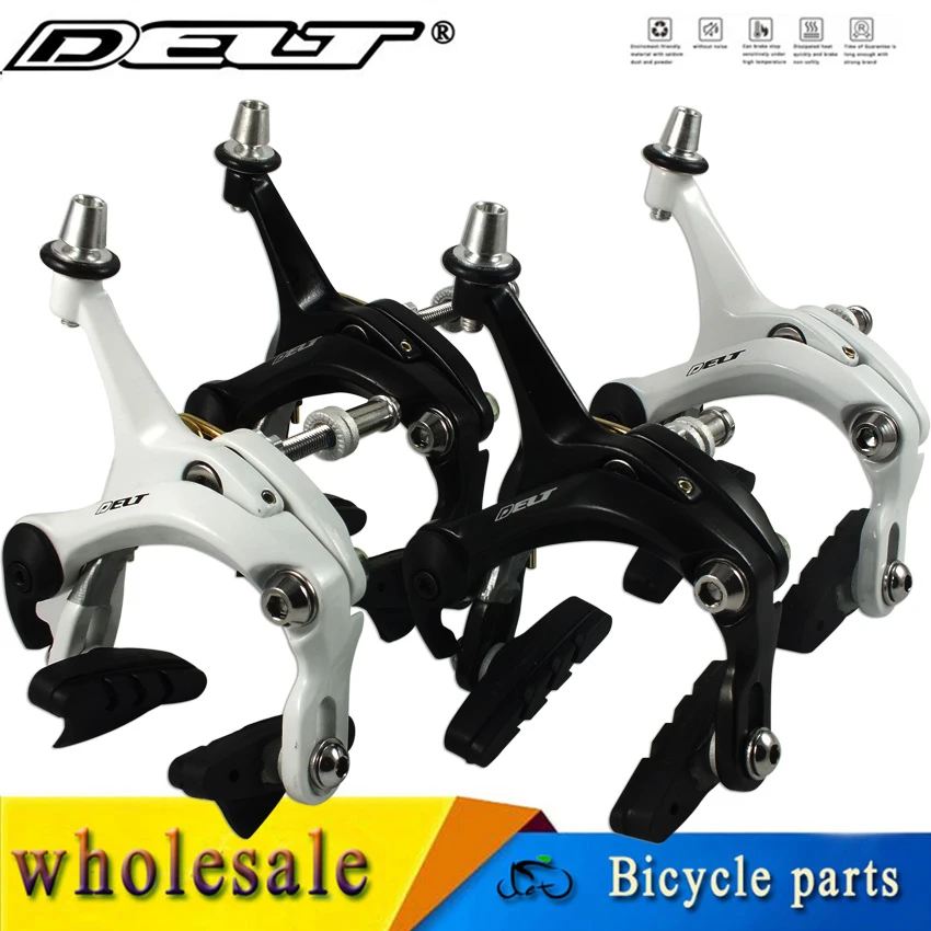 

Black & White 47-57MM Bicycle Brake Side Pull Caliper Road Fixed Gear Bike Alloy Accessories