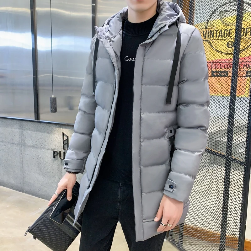 Men jacket casual parka windproof Thick Warm Man Clothing Brand Men's Snow Outerwear Men's cotton-padded clothes