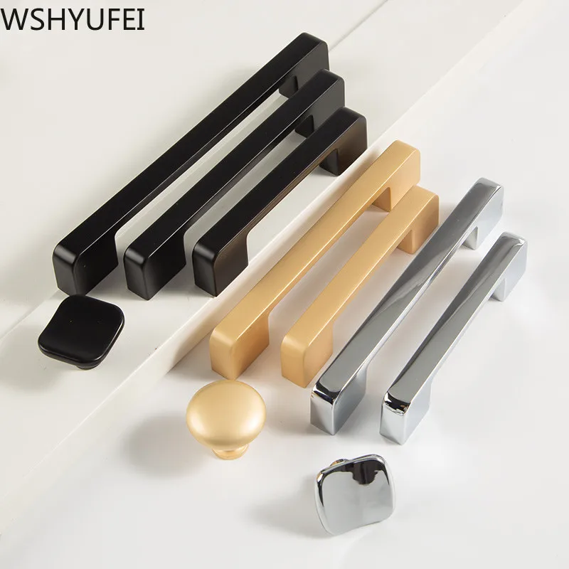 Ручка для шкафа из сплава золотого и черного цвета|Ручки шкафа| |