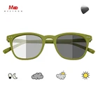 Фотохромные очки для чтения Meeshow для мужчин и женщин, мужские очки с диоптриями, ретро Европейский стиль, французские очки + 1,5 + 2,0 1765