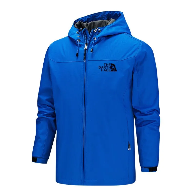 

Autumn Men Cothing Fashion Male Outdoor Sportswear Winter Jacket Men Lightweight Hooded Zipper Waterproof Coat Windproof Warm