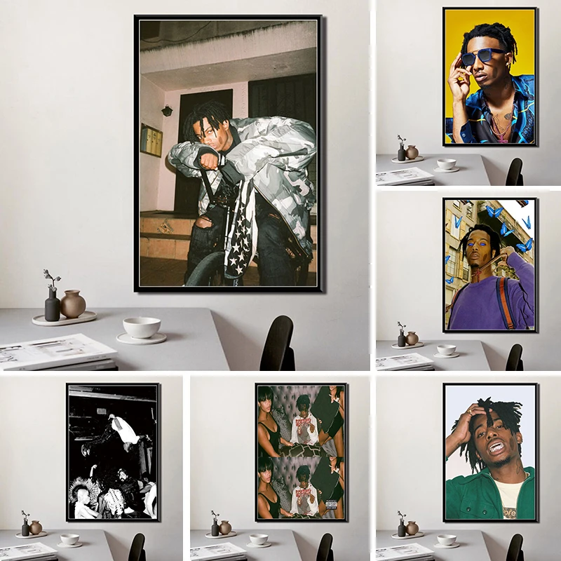 

Playboi Carti Popular Music Album Hip Hop Rap Star Art Canvas Painting Poster and Print Wall Art Pictures for Living Room Decor