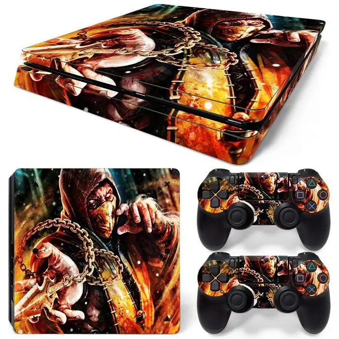 Для PS4 тонкая консоль и контроллеры наклейки для PS4 тонкая кожа Наклейка для ps4 тонкая виниловая наклейка