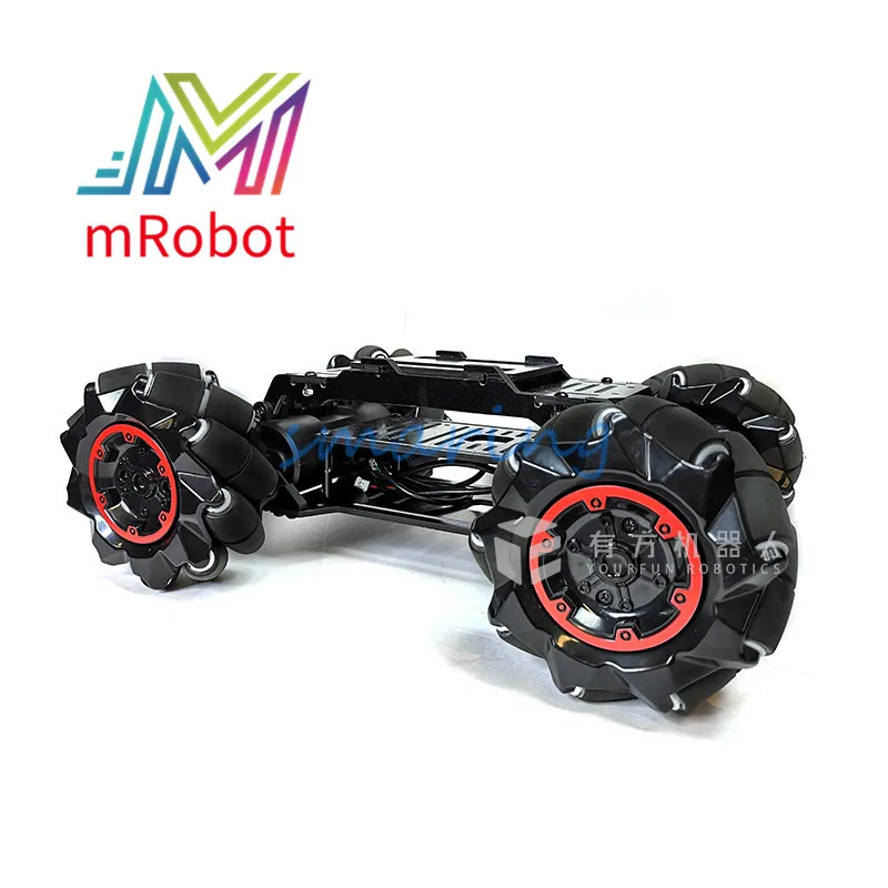 Автомобильное шасси Smart Robot с 4 колесами двигателя Mecanum 12 В мотор высоким крутящим