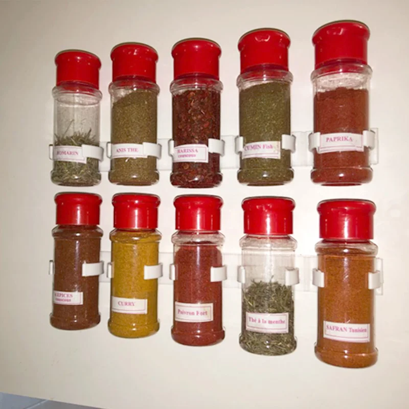 Специи стеллажи для выставки товаров самоклеящийся настенный держатель специй
