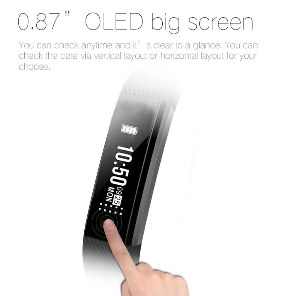 Смарт браслет для фитнеса часы с шагомером мониторинг сна водонепроницаемый