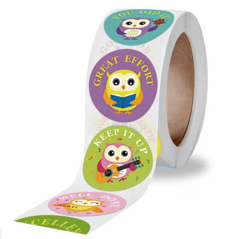 

500 Children Cute Koala Penguin Stickers Handmade Gift Gift Box Birthday Gift Decoration Sealing Sticker Handmade Label