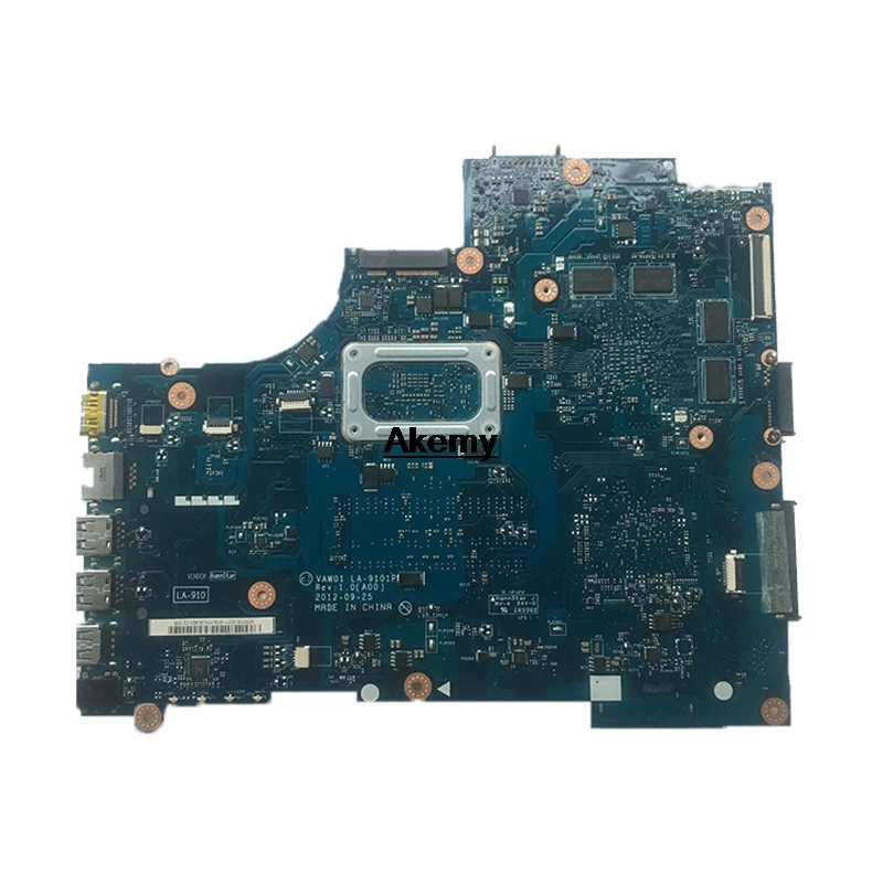 

Laptop motherboard For DELL Inspiron 15R 3521 5521 I3-3217U Mainboard CN-0K9PG1 0K9PG1 VAW01 LA-9101P SR0XF 216-0842000