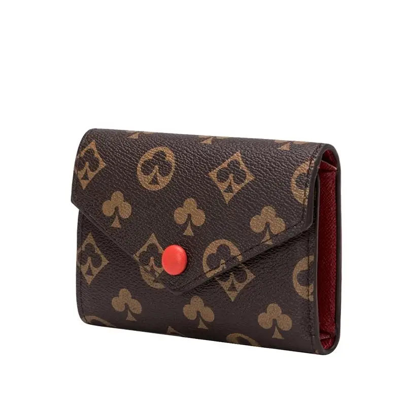 

Short Wallet Female Korean Version Multi-card Position Wallet Presbyopia Wallet tri-fold Wallet Multi-function Coin Purse