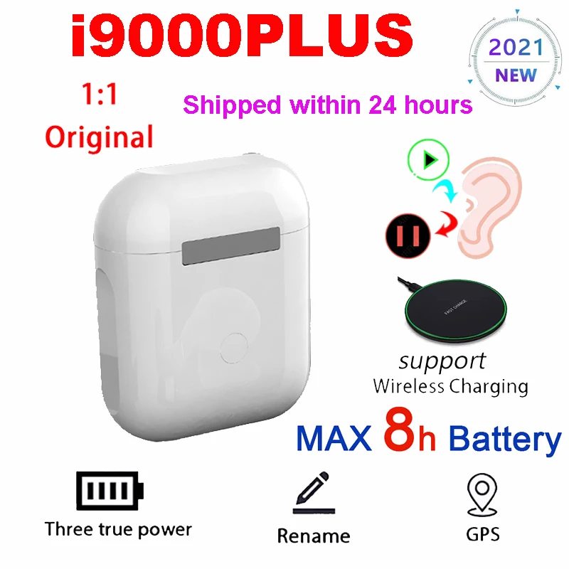 

2021 New i9000 PLUS 1:1 GPS Rename Wireless Bluetooth Headsets PKi7 i9 i14 i15 i16 i18 i30 i10 i20 i1000 PLUS i9000 i2000PRO MAX