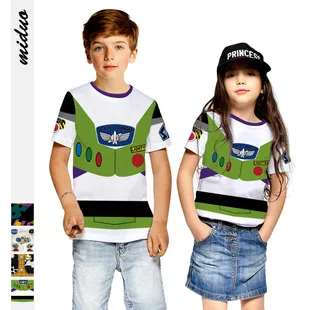 Детская летняя рубашка с коротким рукавом|Тройники| |