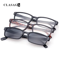 clasgag 3 pack reading glasses 2022 fashion men and women hd prescription eyeglasses rectangular frame including sunglasses
