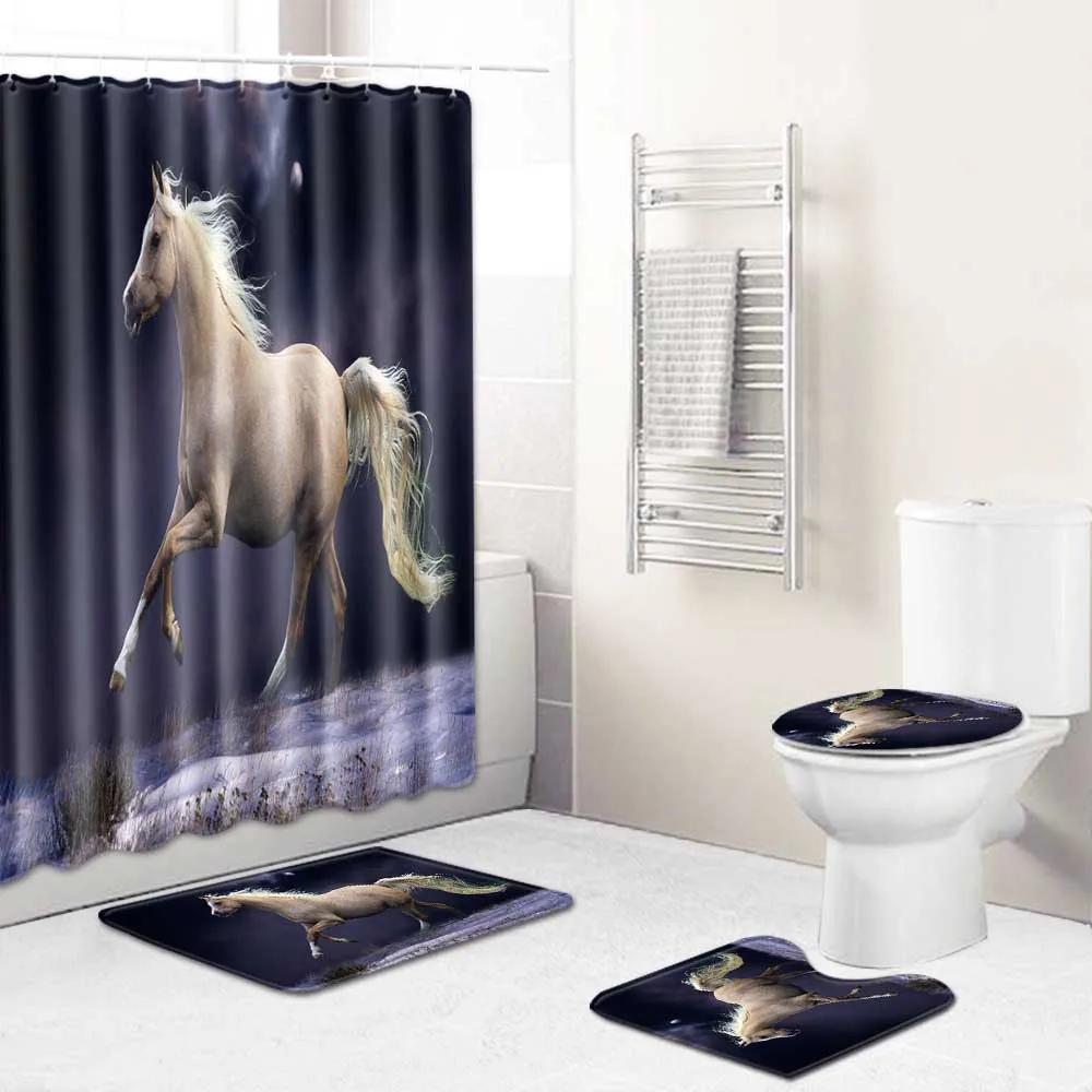 Ковбойские сапоги в стиле ретро West водонепроницаемая шторка для душа из