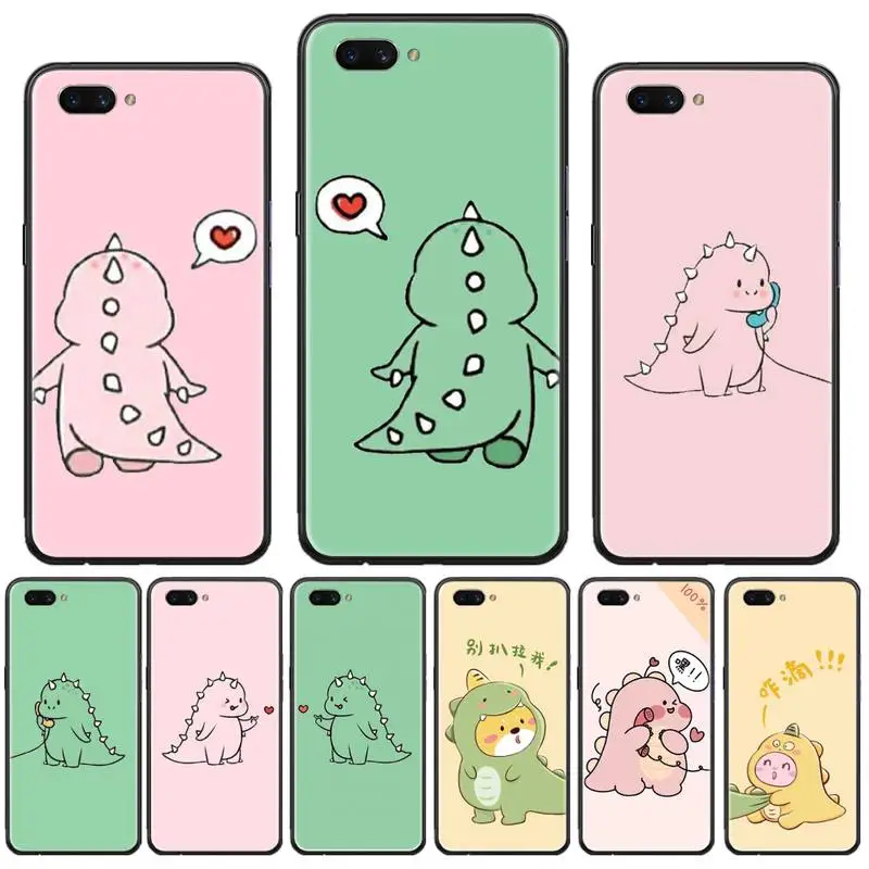 

Couple dinosaur sweet cute popular Phone Case For OPPO F 1S 7 9 K1 A77 F3 RENO F11 A5 A9 2020 A73S R15 REALME PRO cover funda