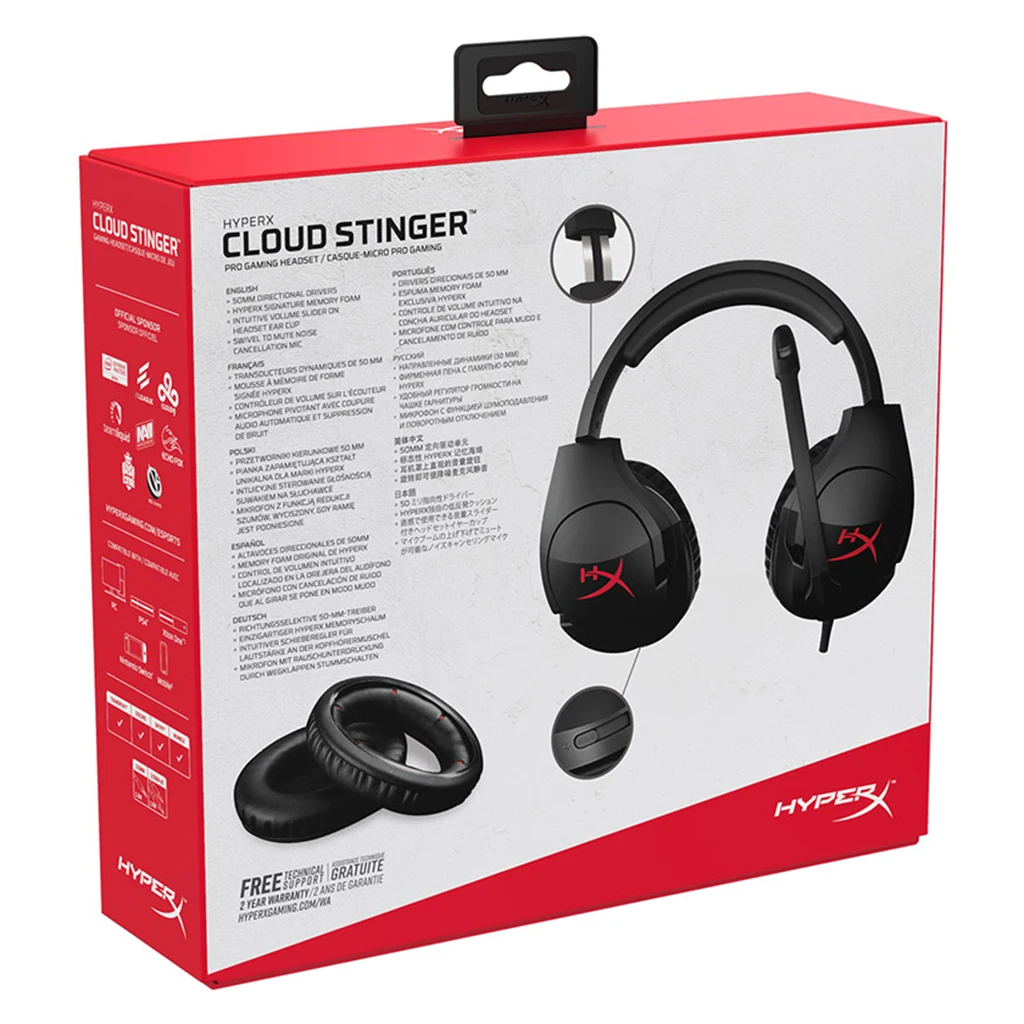 

2020 Newest Headsets HyperX Cloud Stinger Headphone with Mic Auriculares Steelseries Gaming Headset For PC PS4 Xbox Mobile