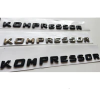 chrome black letters kompressor badges emblems emblem badge sticker for mercedes benz amg w204 w205 w211 w166 w221 w212 w213 222