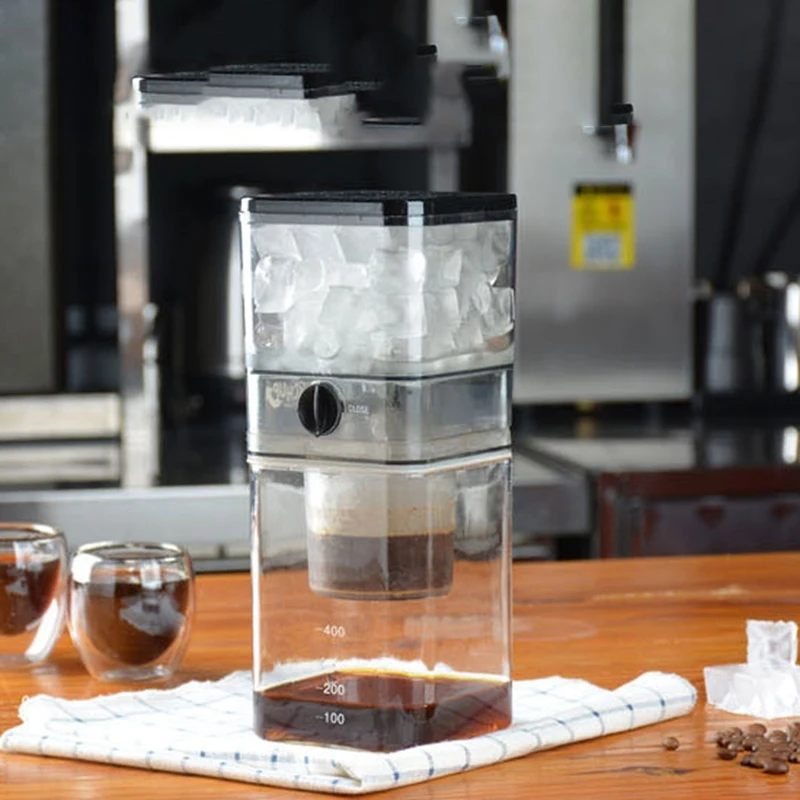 Household Iced Coffee Pot Korean Style Glass Ice Machine Small Drip Type Cold Extraction | Бытовая техника