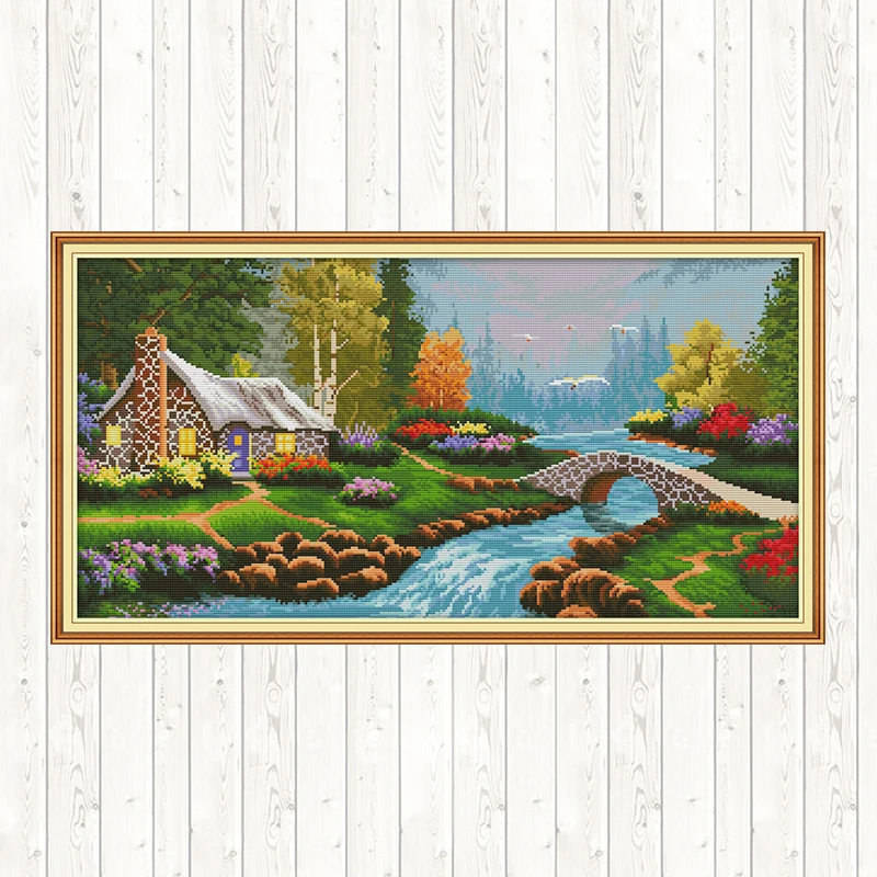 Набор для вышивки крестиком в средиземноморском стиле набор рукоделия 14ct 11ct