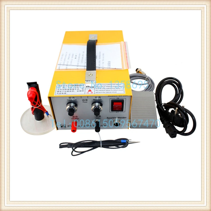 gold welding machine jewelry welding machine sparkle jewelry welding machine mini electric spot welder necklace making machine