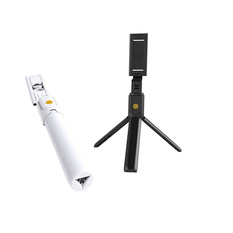 

K07 3 In1 Wireless bluetooth selfie stick foldable Mini Tripod with Fill Light Shutter Remote Control Tripod for Phone