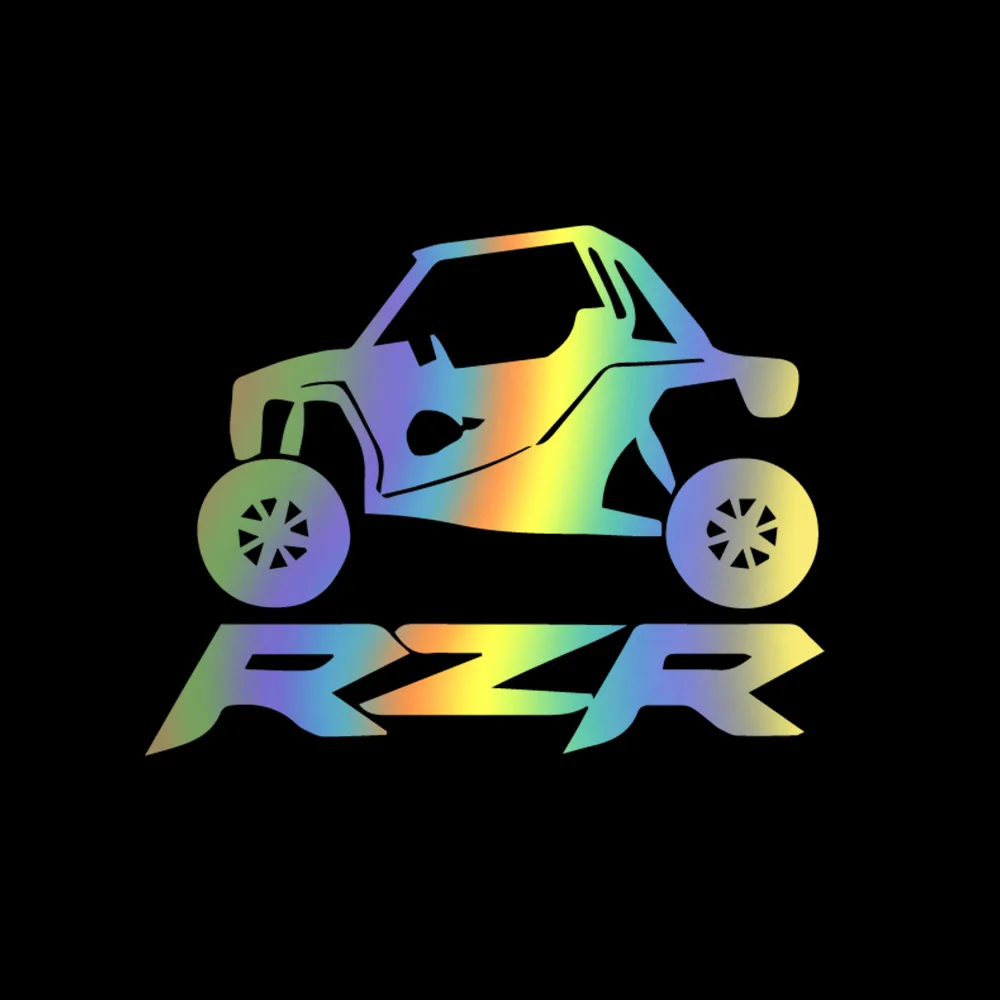 Красочная Автомобильная наклейка RZR, забавная виниловая Автомобильная накл...