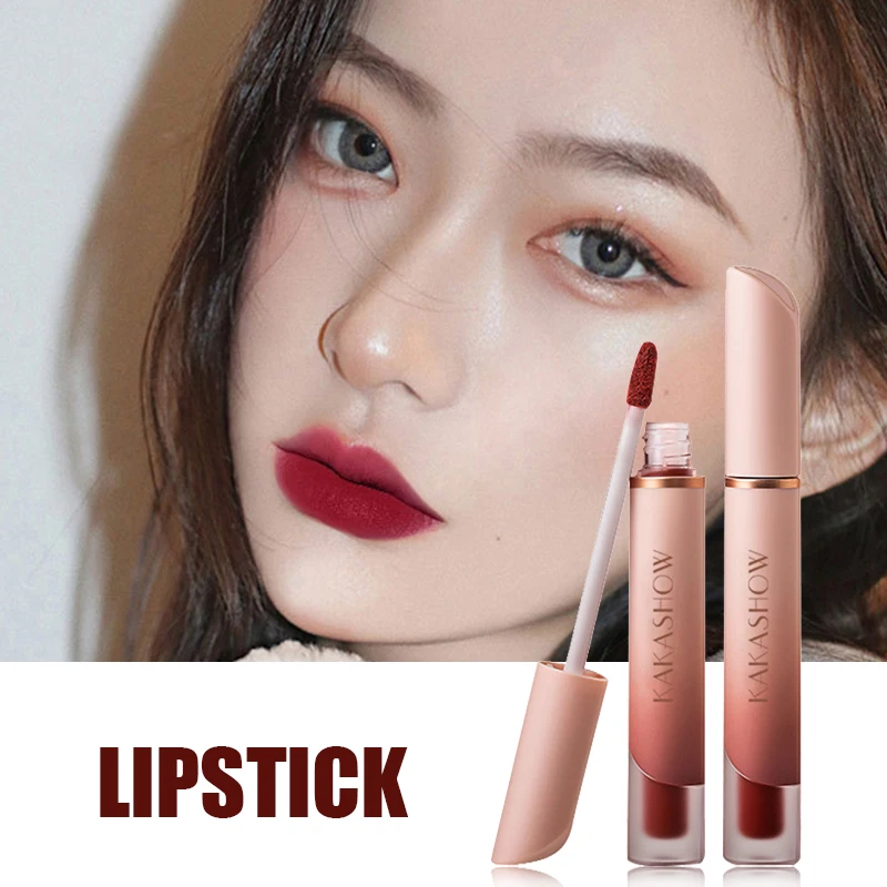 

6 Colors Velvet Lipstick Vivid Colour Non-stick Cup Long Lasting Lip Glosses For Women Girl Matte Lipstick For Lips Lip Gloss