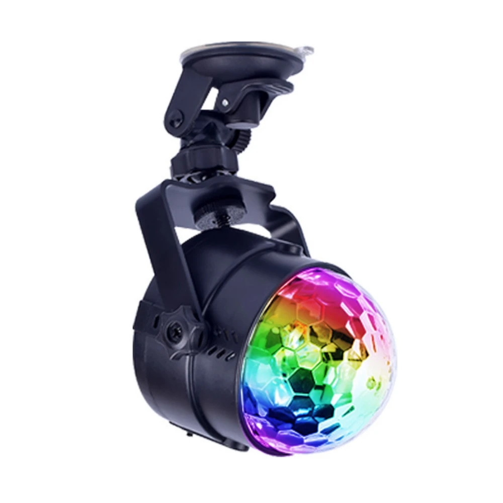 DJ Дискоболл Светлые вечеринки USB Мини LED Бар Световое оборудование RGB Звуковой проектор для свадьбы Автомобиль Дом Рождество включено.