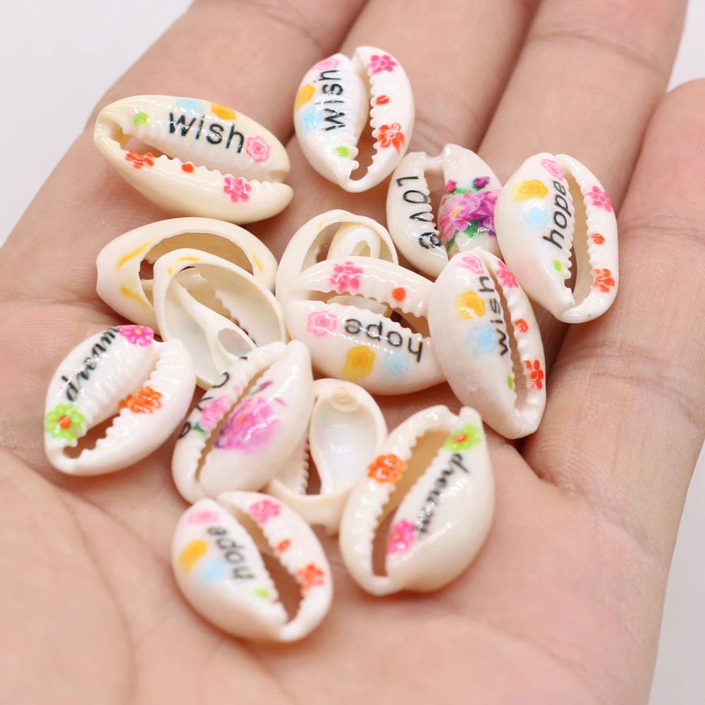 Buy 10pcs Natural Freshwater Mix Colors Shell Beads DIY for Charm Jewelry Making Necklace Bracelet Women Gift Size 14x18-16x20mm on