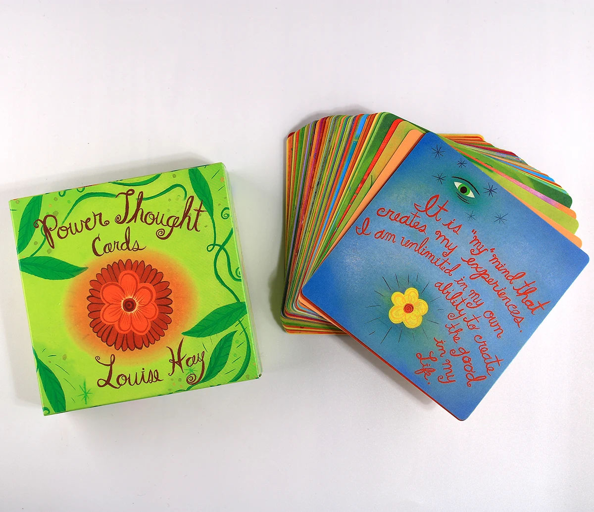 

64PCS Power Thought Cards Deck Find Your Inner Strength Oracle Card Playing Tarot Card Games