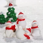 1 шт., детские куклы, подарки, олень, волшебный сад, кукольный дом фигурки Санта Клауса, миниатюрный снеговик, детская игрушка, Рождественский аксессуар, Рождественская елка