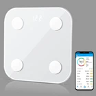 Умные напольные весы для определения жира тела, Беспроводные цифровые весы для ванной, анализатор состава тела, монитор здоровья с приложением для смартфона