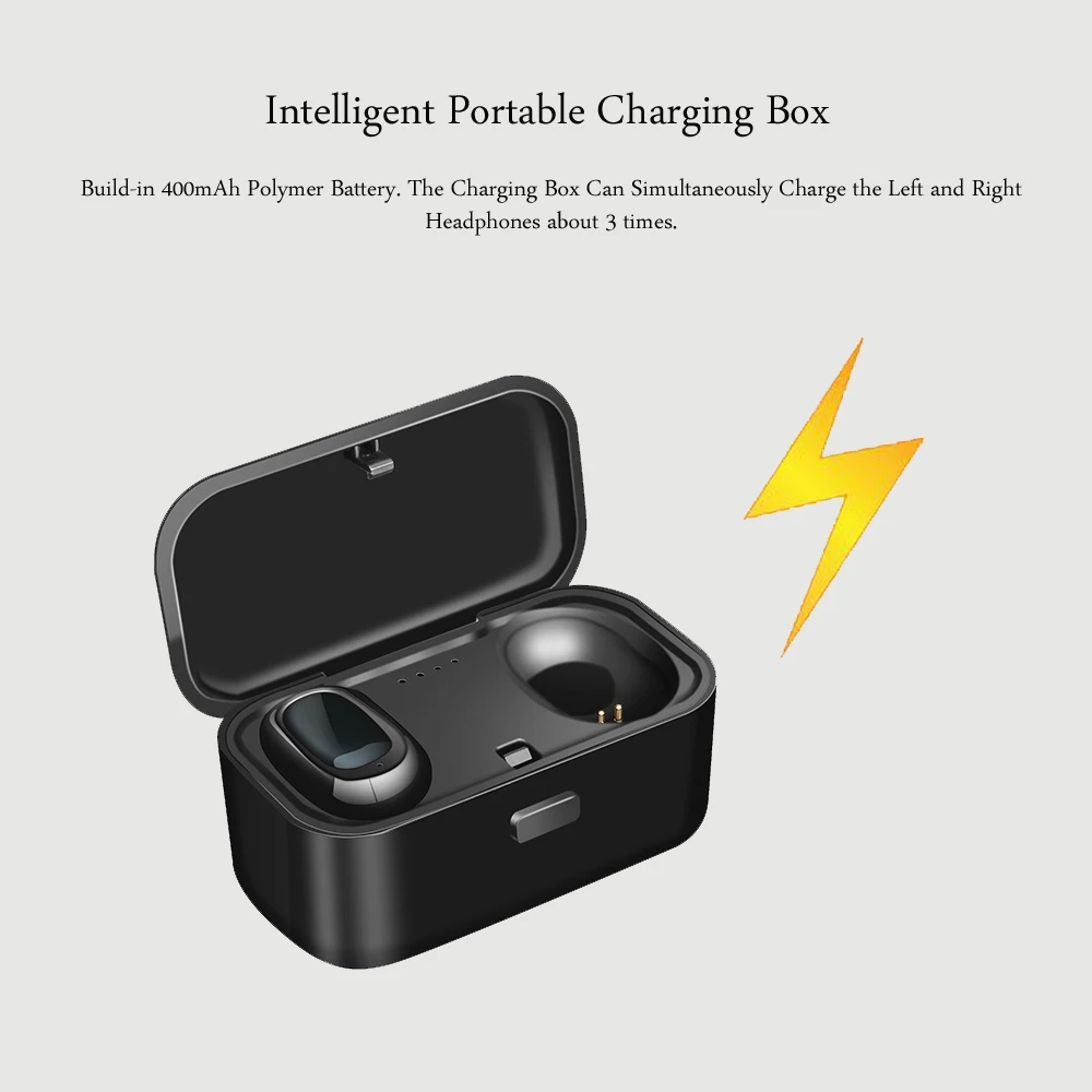 Беспроводные Bluetooth наушники MaPan HD Handsfree с физическим шумоподавлением вызов мини