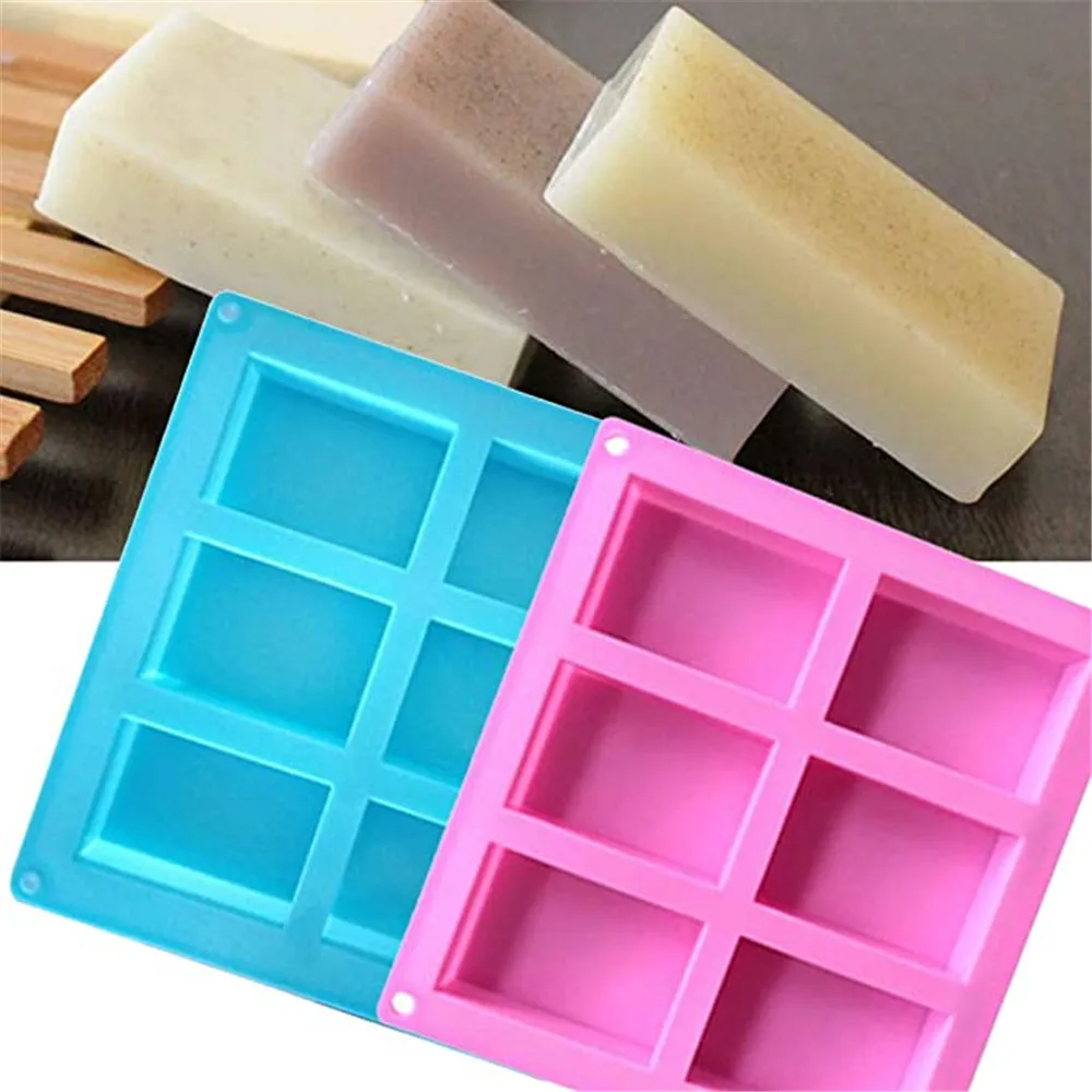 Прямоугольное мыло форма для изготовления силиконовой формы шоколада мыла