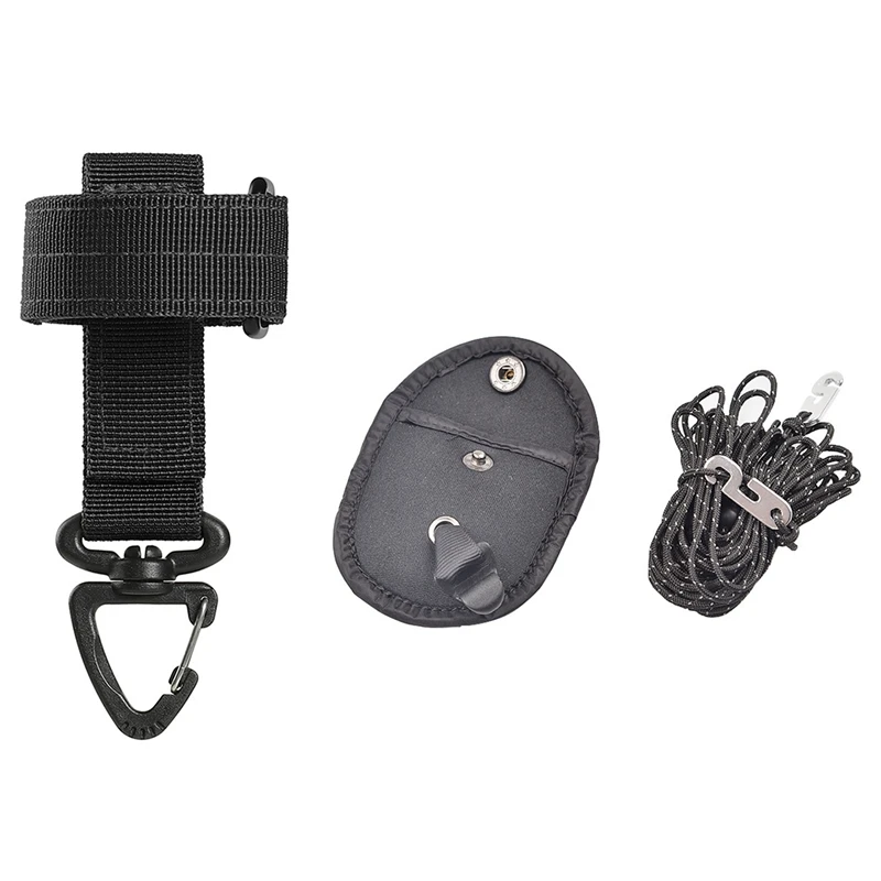 

Многофункциональные перчатки с крючком, уличные перчатки, веревка для скалолазания, застежка для хранения, Черная веревка для одежды с защи...