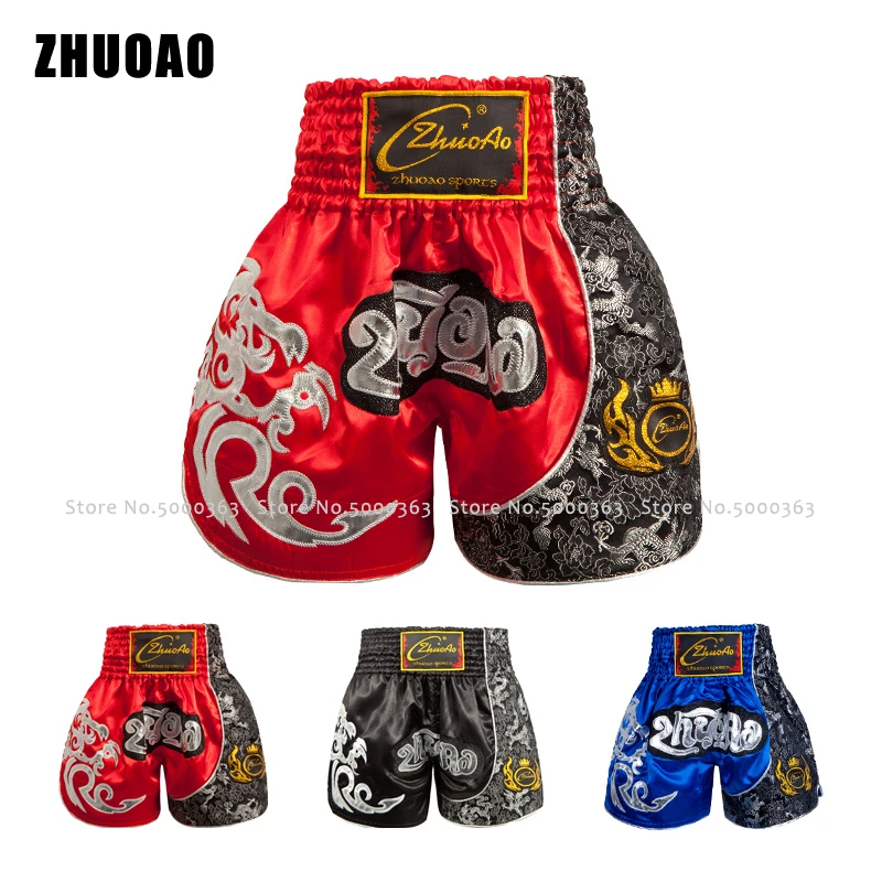 Мужские шорты для кикбоксинга Bjj MMa Muay Thai детские боксео спортивные тренировок