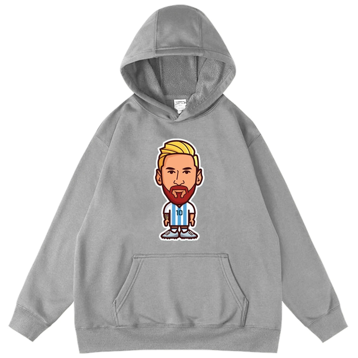

Messi Children Cartoon Sweatshirts Spring Autumn Kids Hoodies Boys Girls Toddler Graphic Oversized Hooded Pullovers Tops