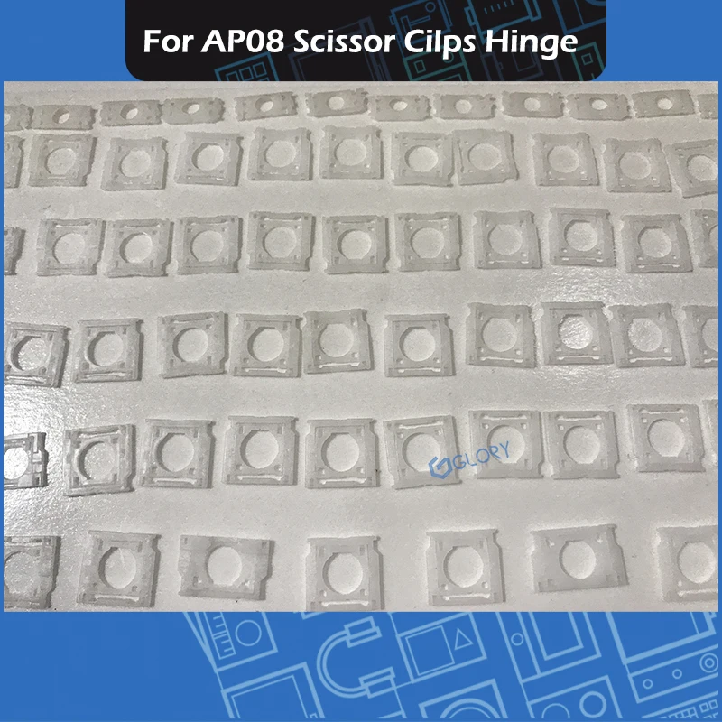 Набор петель для клавиатуры AP08 комплект белых ножничных зажимов Macbook A1370 A1465 A1369