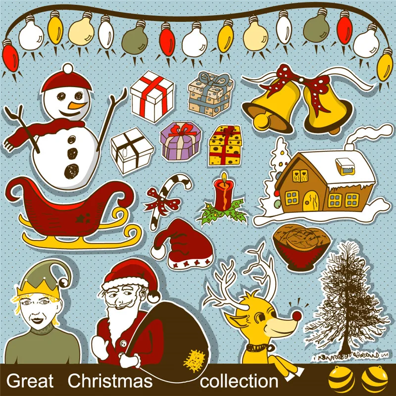 Новые рождественские прозрачные штампы Санта Клаус Снеговик Пингвин для