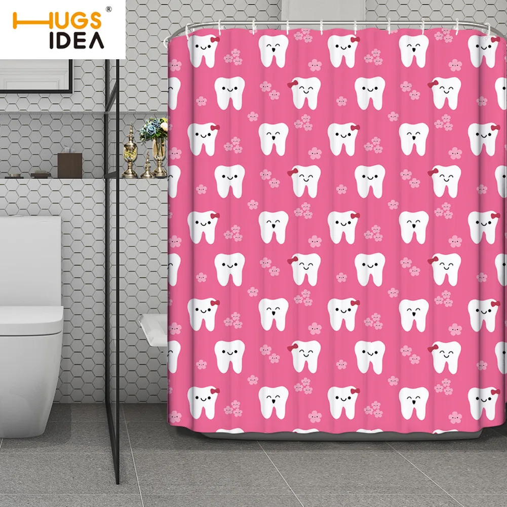 Стоматологическое оборудование занавеска для душа с принтом ванны милым