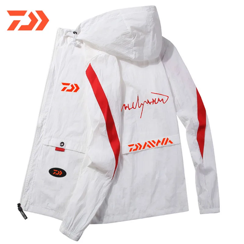 Повседневная спортивная одежда Daiwa для рыбалки с капюшоном сезон весна лето