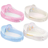 portable travel baby nest multi function baby bed crib with mosquito net foldable babynest bassinet infant sleep childrens bed