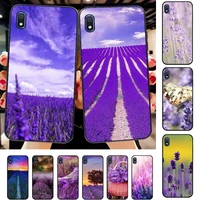 fhnblj lavender purple flowers phone case for samsung a30s 51 71 10 70 20 40 20s 31 10s a7 a8 2018
