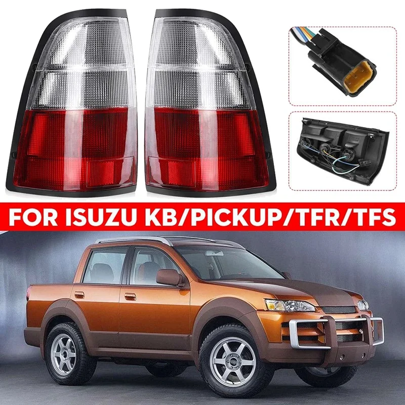 

Car Rear Tail Light Brake Lamp With Wiring For Isuzu KB TF TFR TFS Vauxhall Brava Pickup