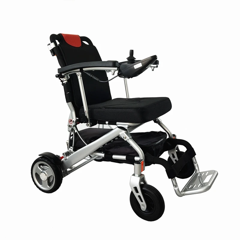 120kg loading Lightweight aluminium folding power electric wheelchair