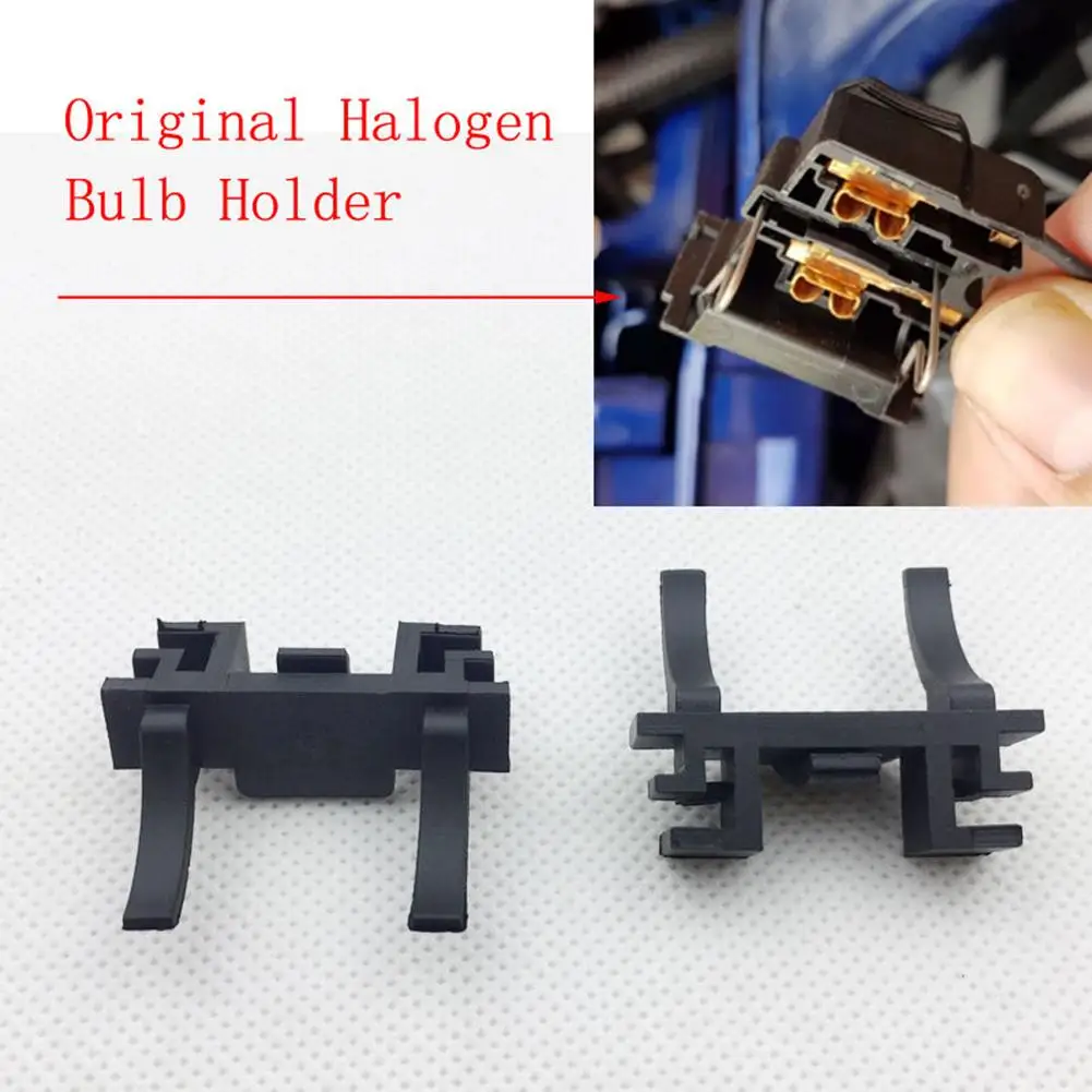 2PCS Car H7 LED Headlight Bulb Holder Base Adapter For Ford Focus Low Beam Headlamp Mount Land Rover Discovery FIAT 500 |